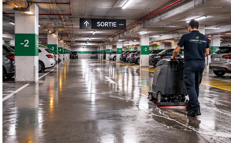 Nettoyage parkings